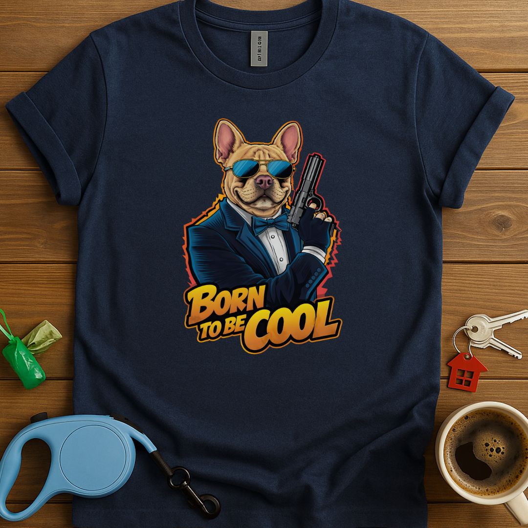 Born To Be Cool Frenchie T-Shirt