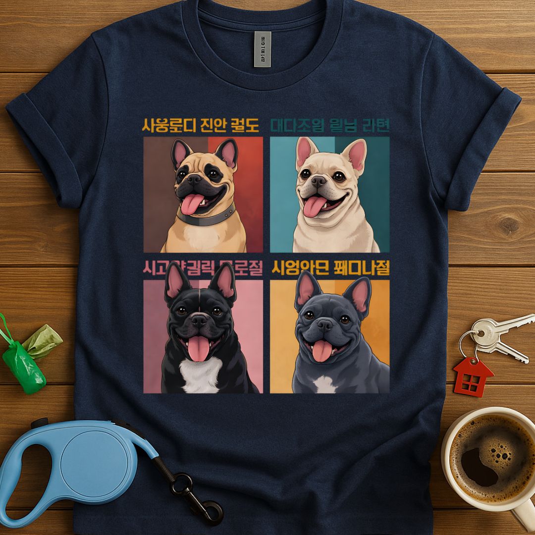 Japaneese Portrait Frenchie T-Shirt
