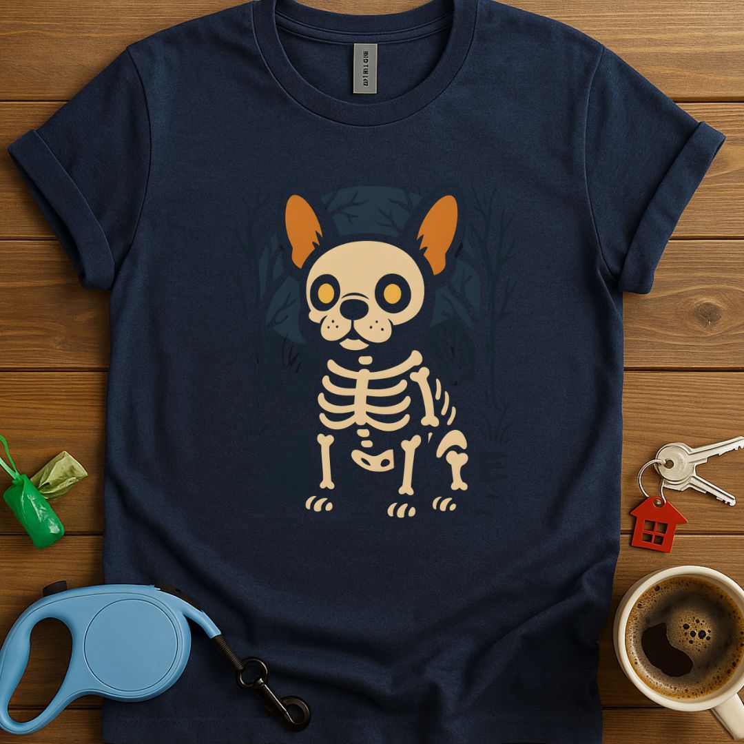 Skeleton Frenchie T-Shirt