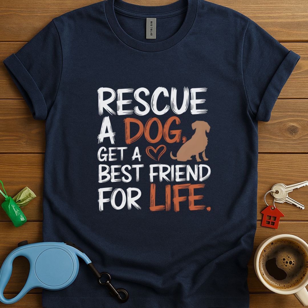 Rescue A Dog, Get A Best Friend For Life T-Shirt