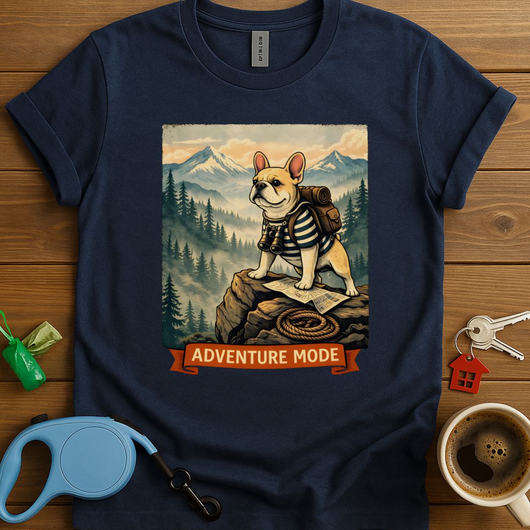 Adventure Mode Frenchie T-Shirt