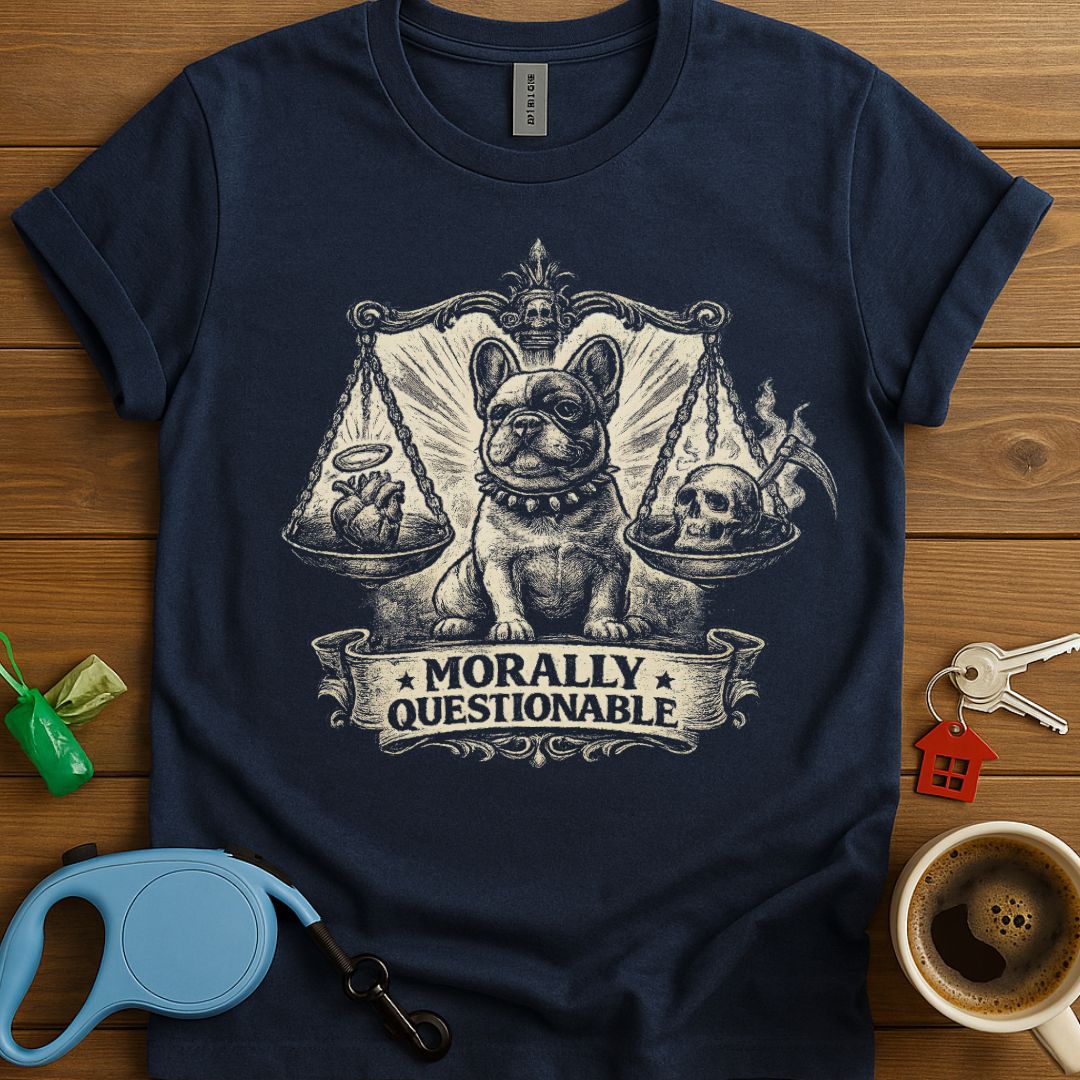 Morally Questionable Frenchie T-Shirt
