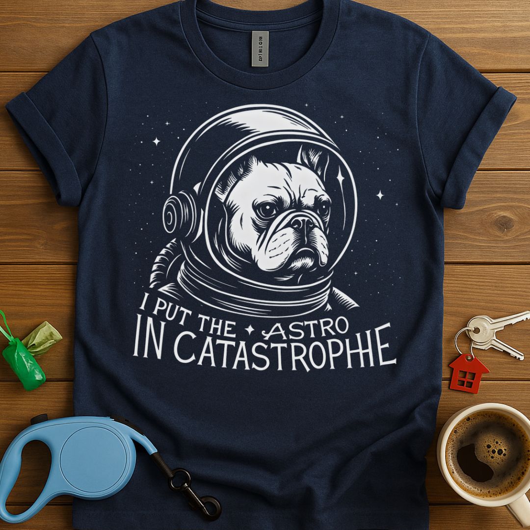 Astronaut French Bulldog T-Shirt