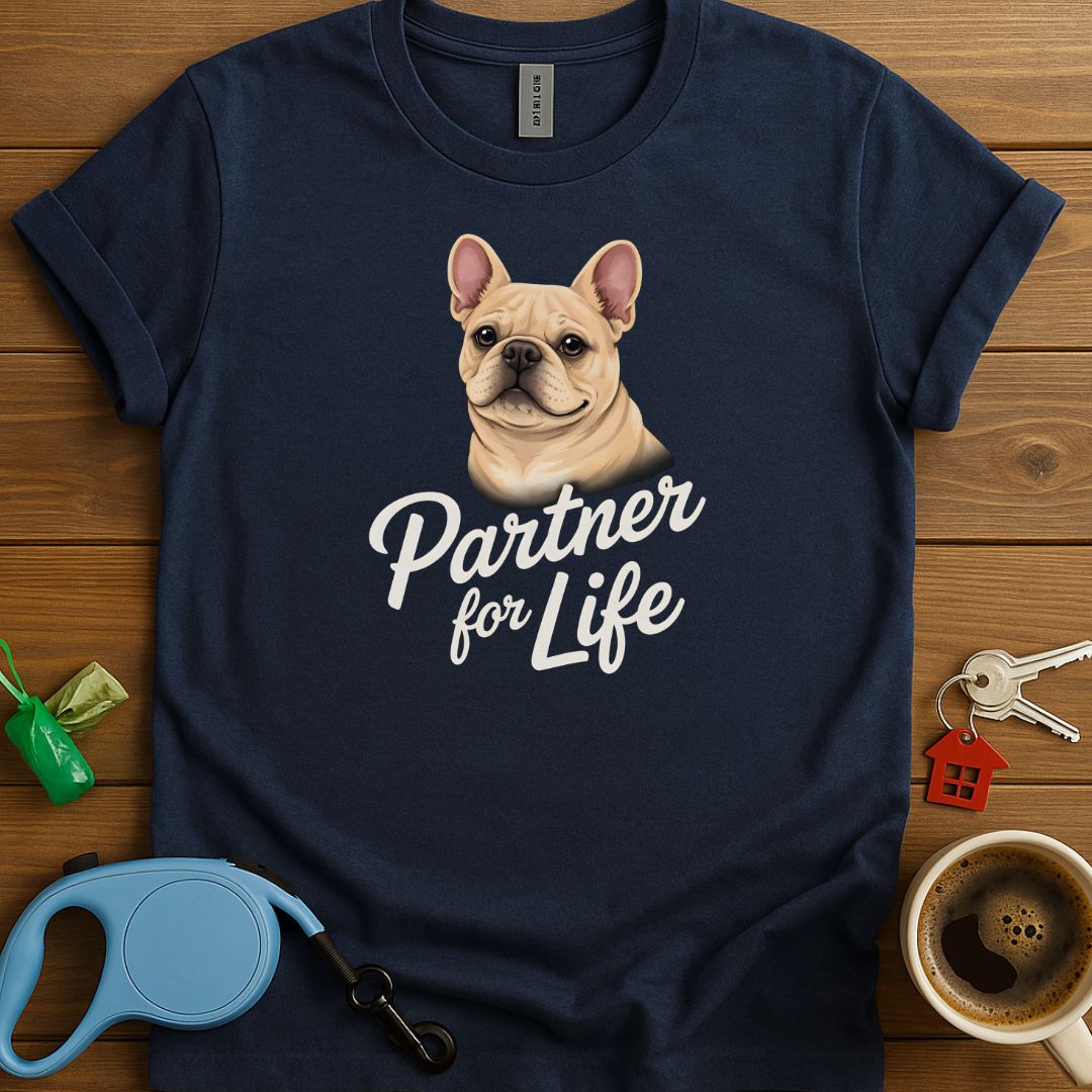 Partner For Life Frenchie T-Shirt