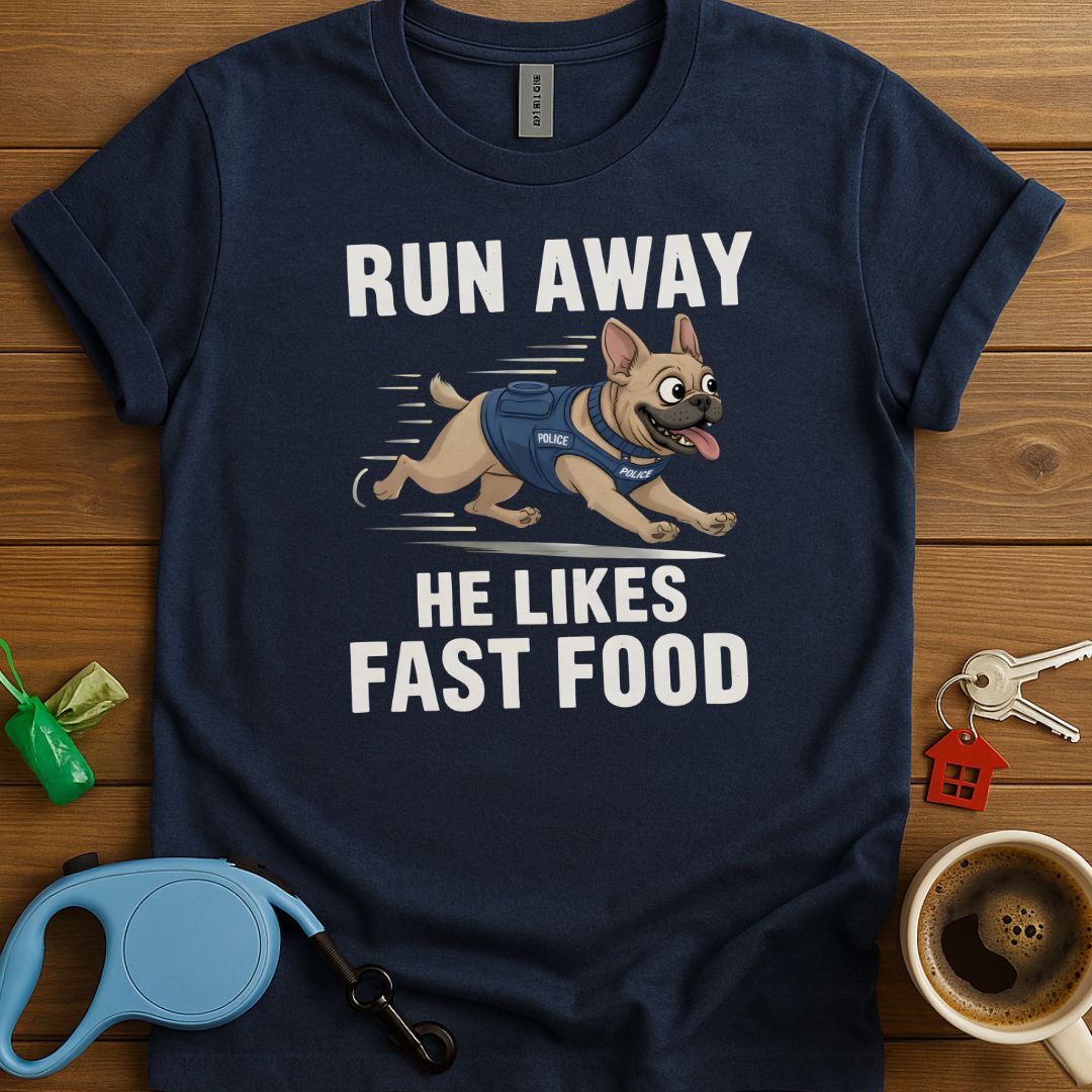 Run Away Frenchie T-Shirt
