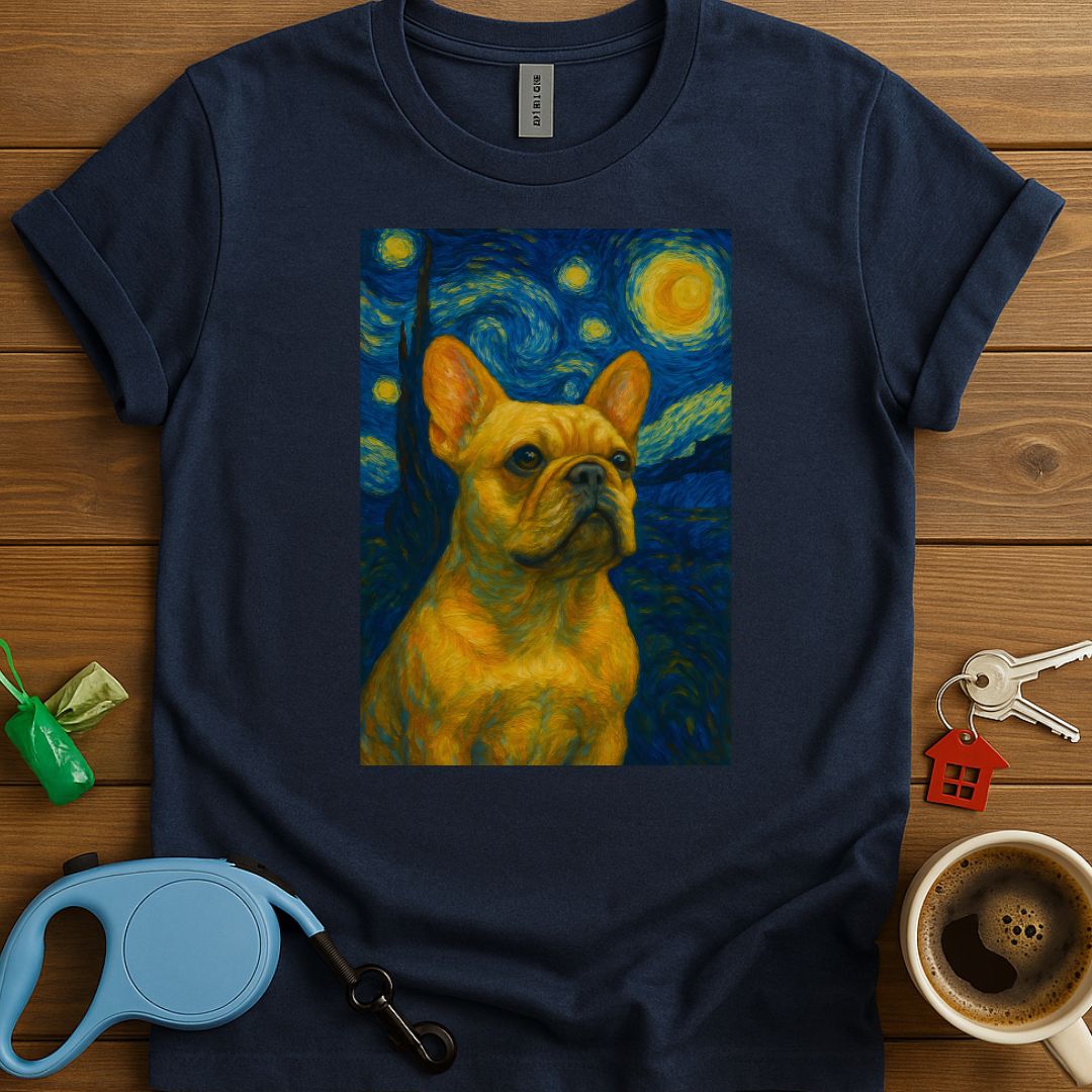Van Gogh’s Frenchie Muse T-Shirt
