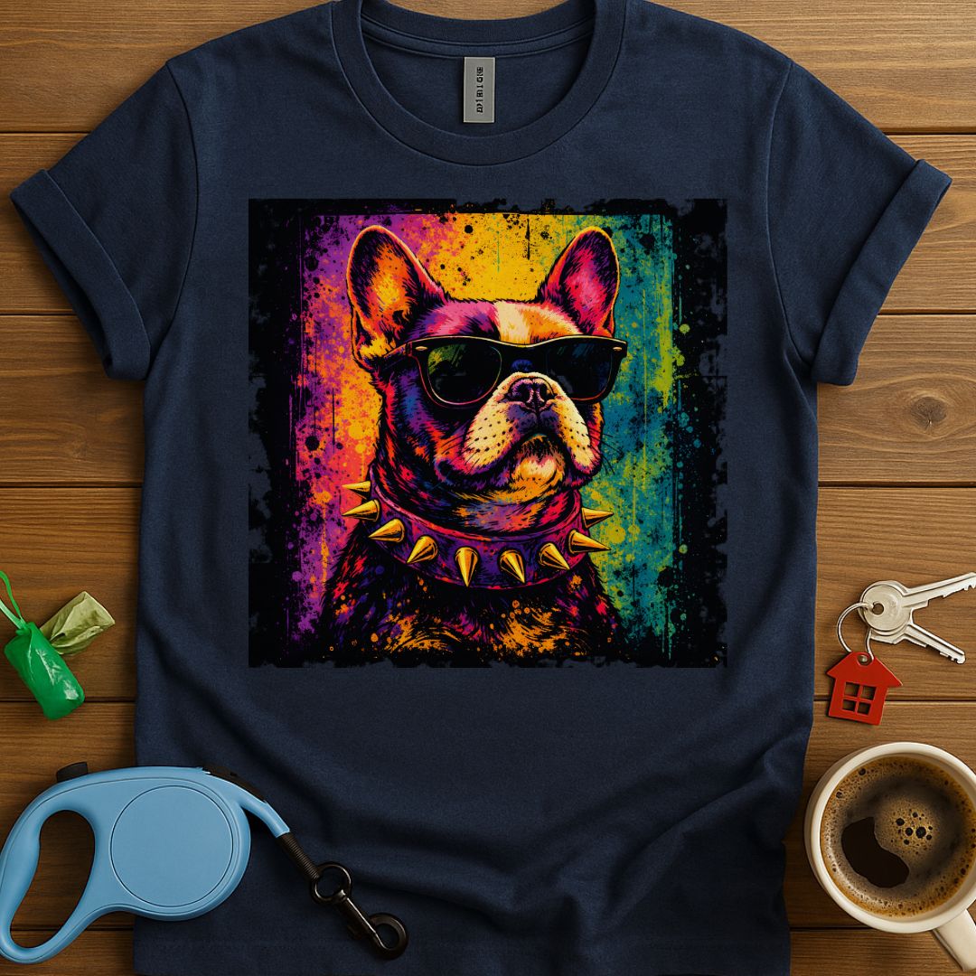 Rockstar French Bulldog T-Shirt