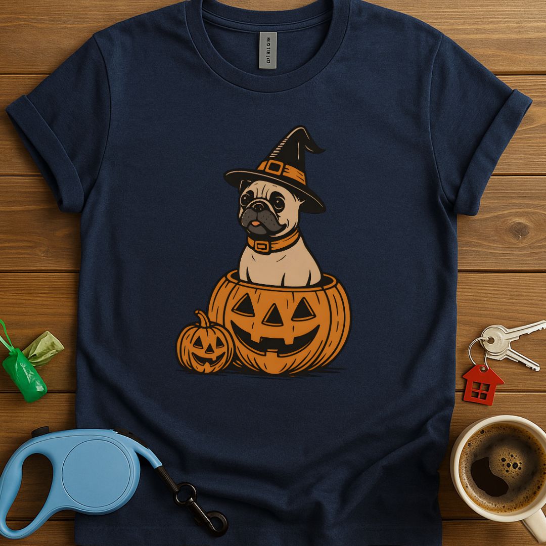 "Spooky" Pumpkin French Bulldog T-Shirt
