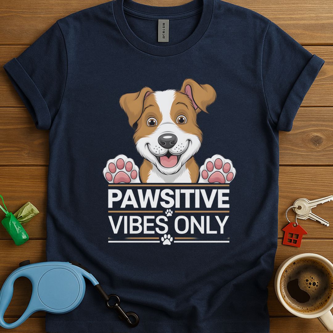 Pawsitive Vibes Only T-Shirt