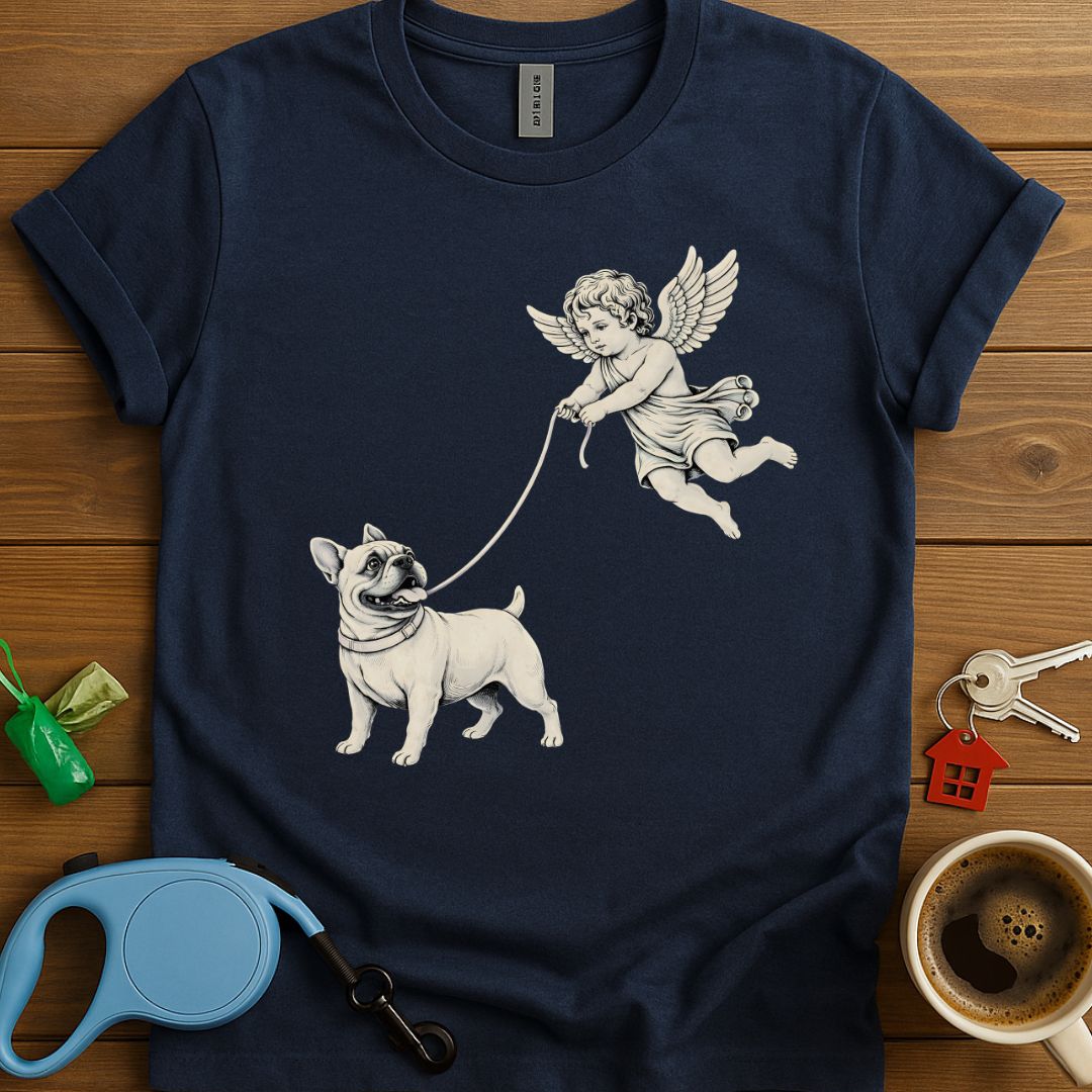 Angel With Frenchie T-Shirt
