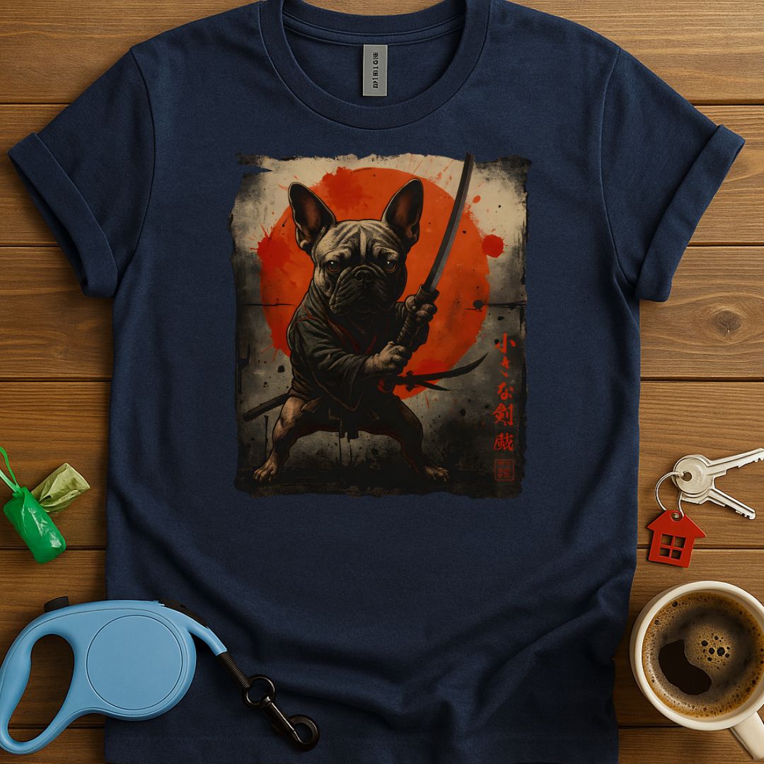 Samurai French Bulldog T-Shirt