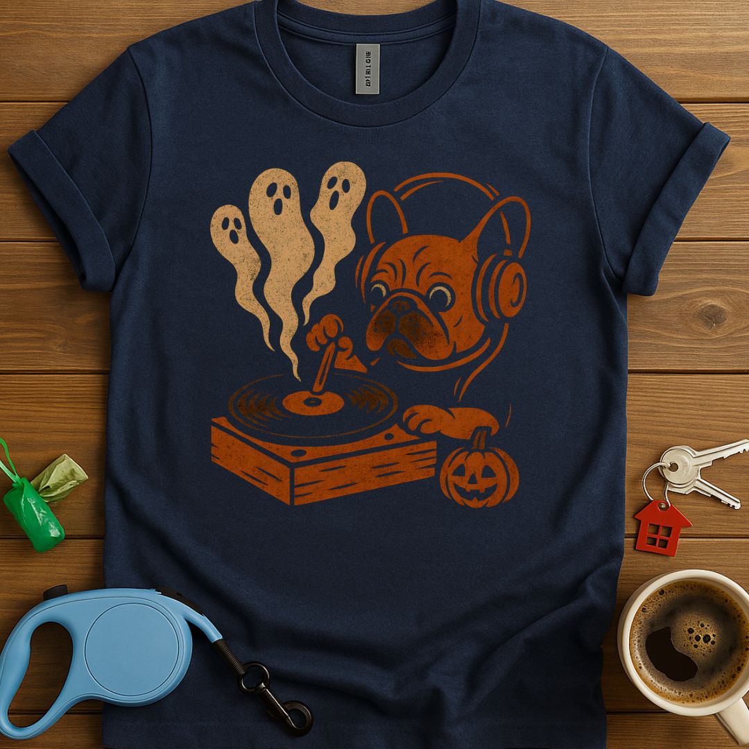 Spooky Beats Frenchie T-Shirt