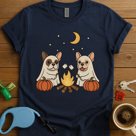 Friendly Ghost Frenchies T-Shirt