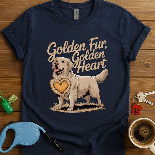 Golden Fur Golden Heart T-Shirt