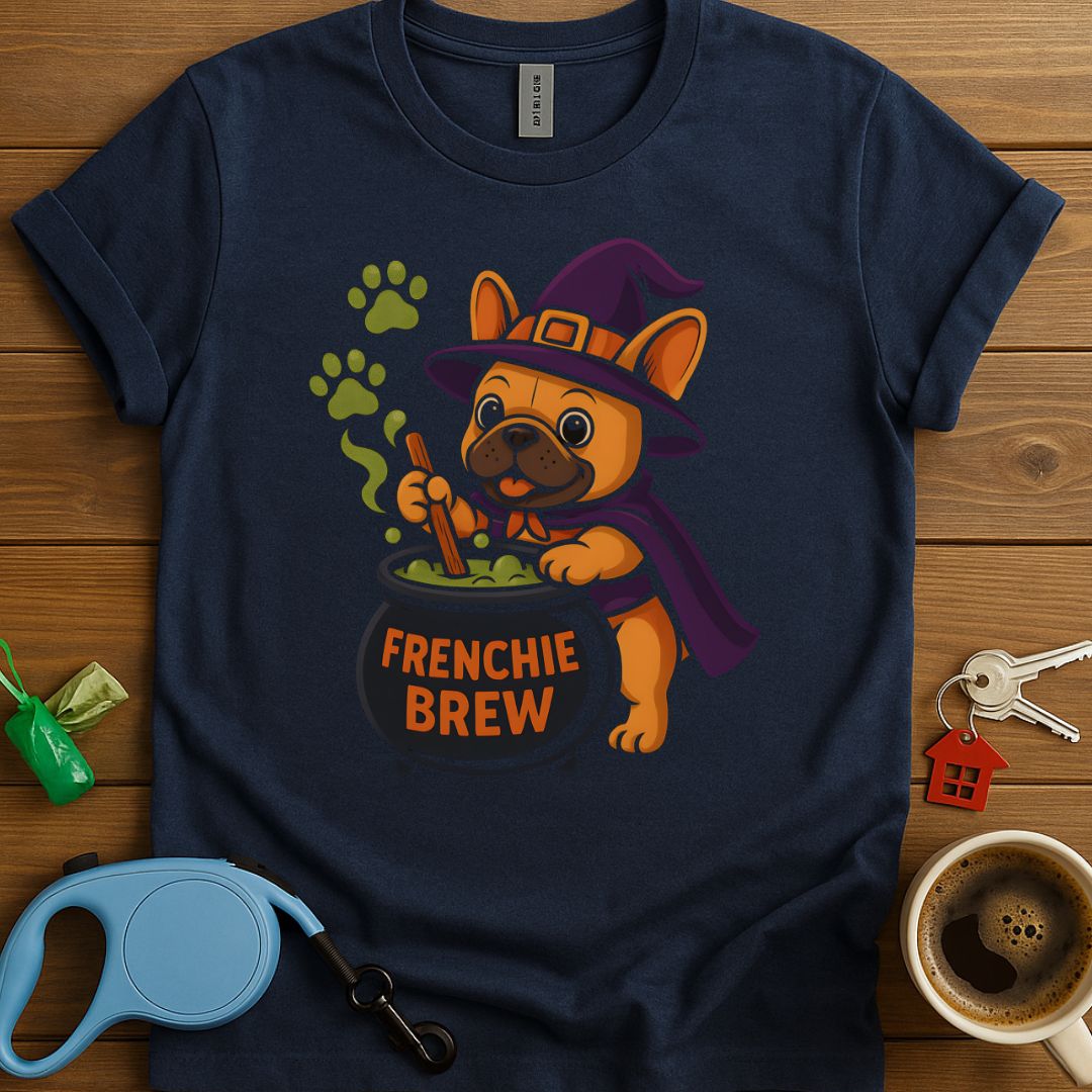 Witch’s Little Brewer Frenchie T-Shirt