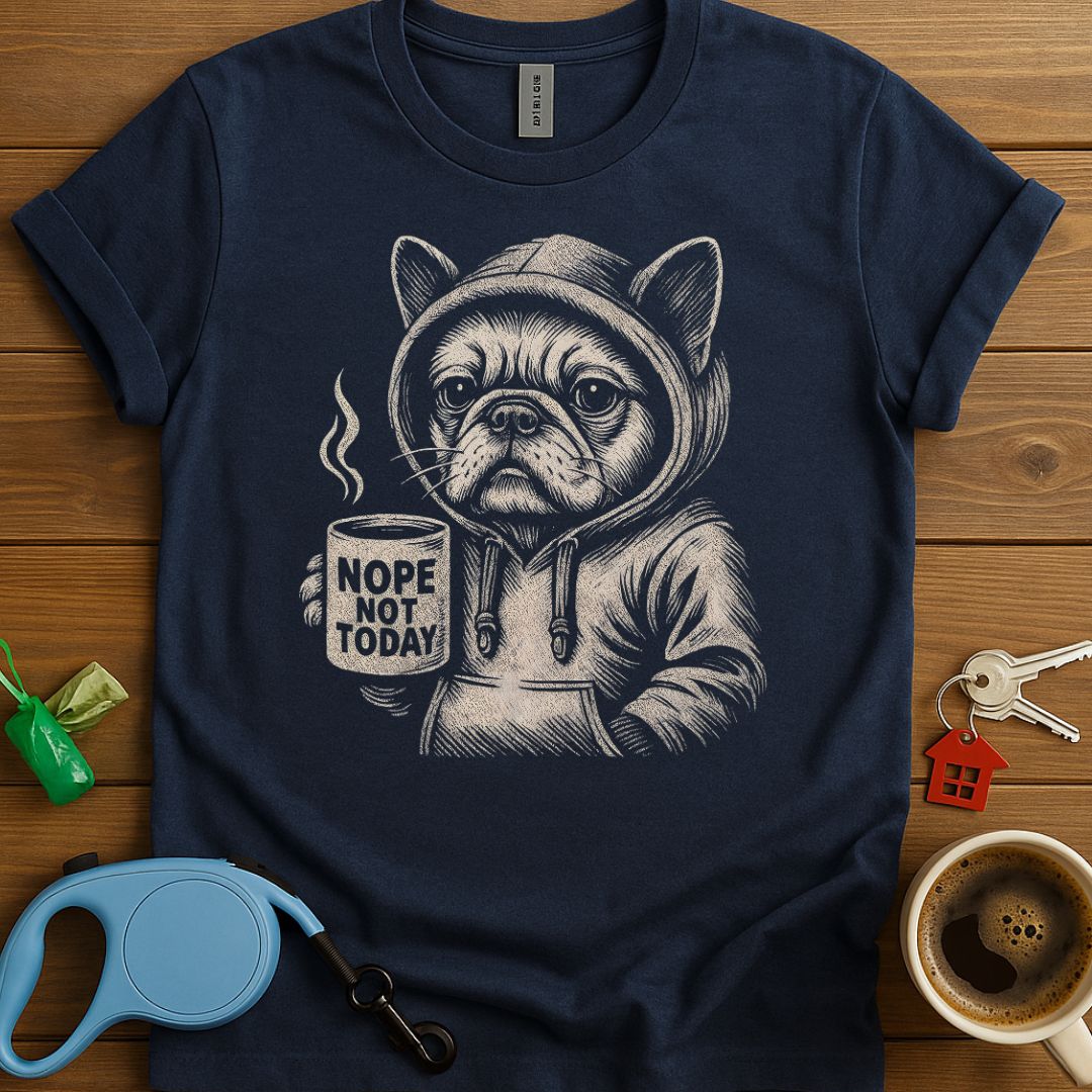Not Today French Bulldog T-Shirt