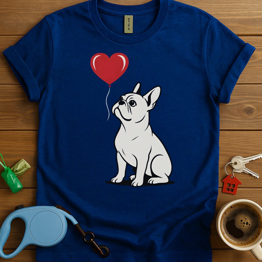 French Bulldog With Balloon T-Shirt