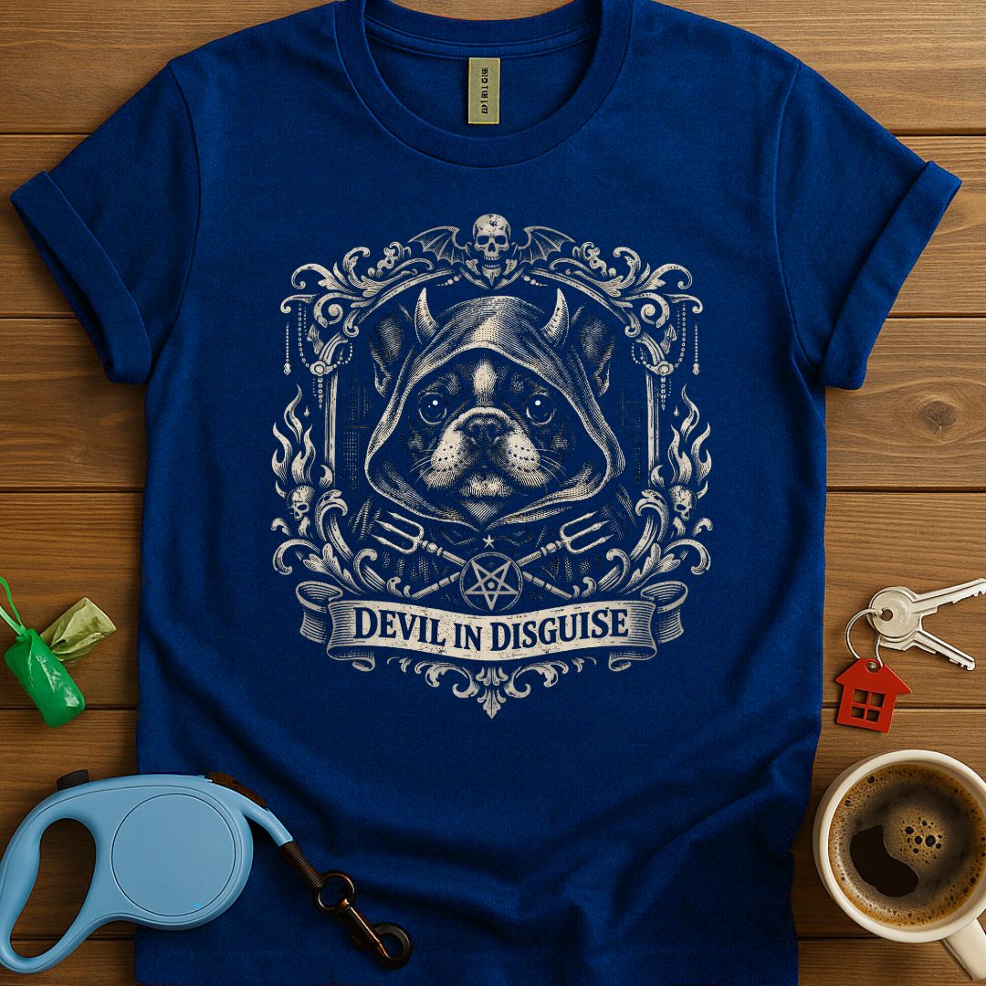 Devil in Disguise Frenchie T-Shirt