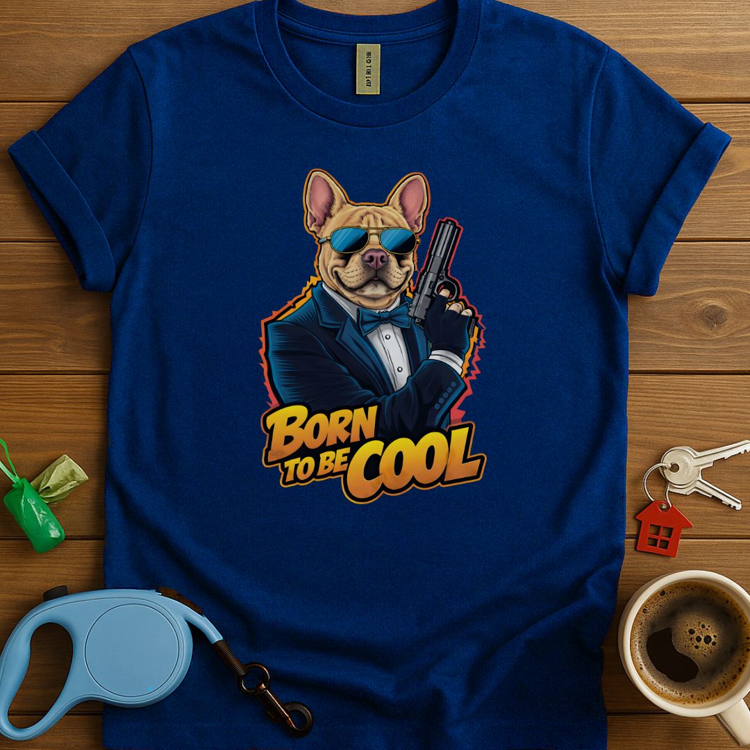 Born To Be Cool Frenchie T-Shirt