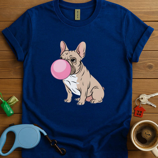 Pink Bubble Gum Pug T-Shirt