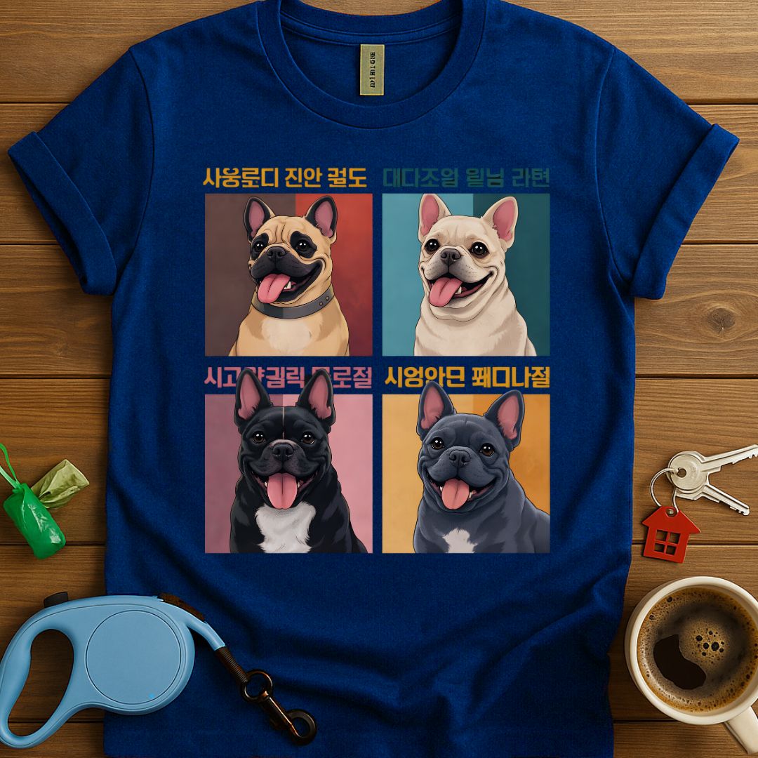Japaneese Portrait Frenchie T-Shirt