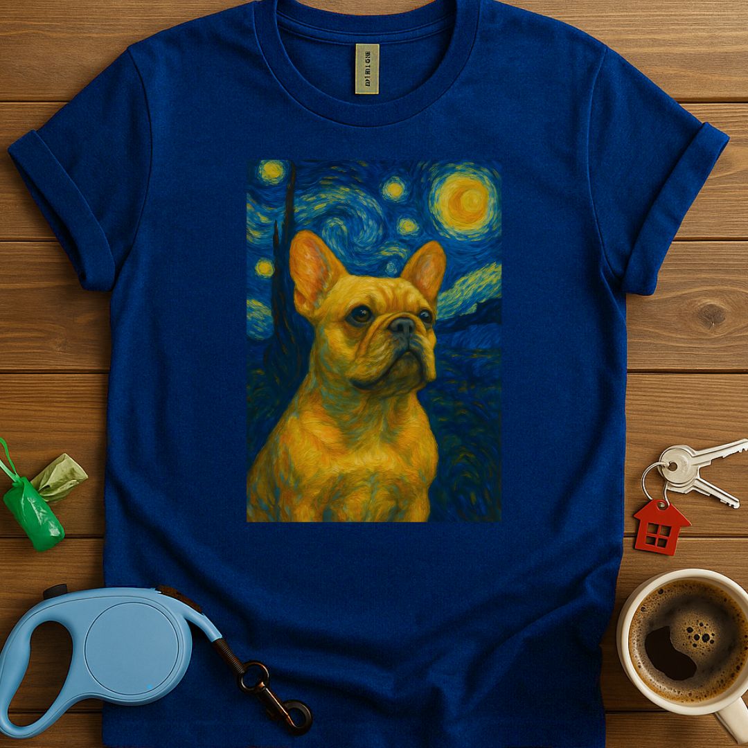 Van Gogh’s Frenchie Muse T-Shirt