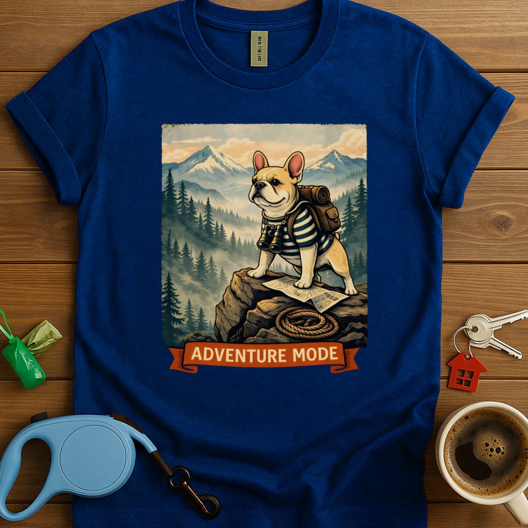 Adventure Mode Frenchie T-Shirt