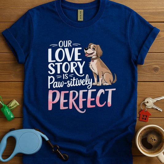 Our Love Story is Paw-Sitively Perfect T-Shirt