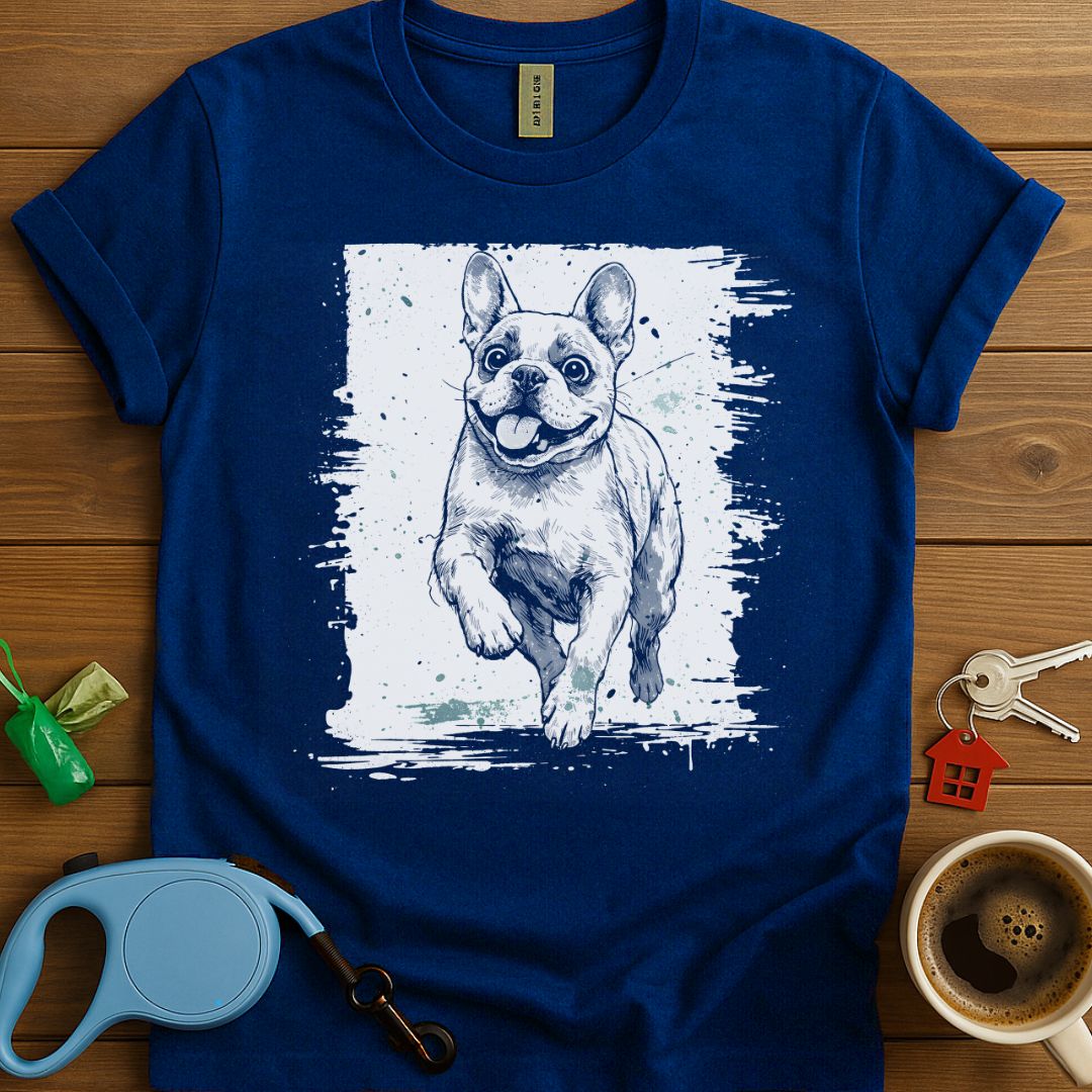 Happy Frenchie Sketch T-Shirt