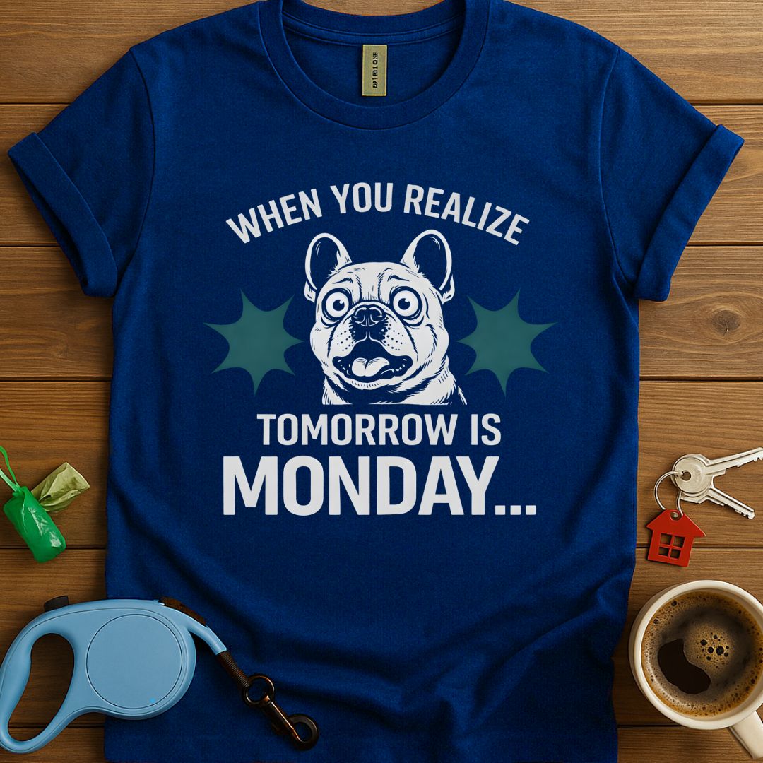 Tomorrow Is Monday Frenchie T-Shirt