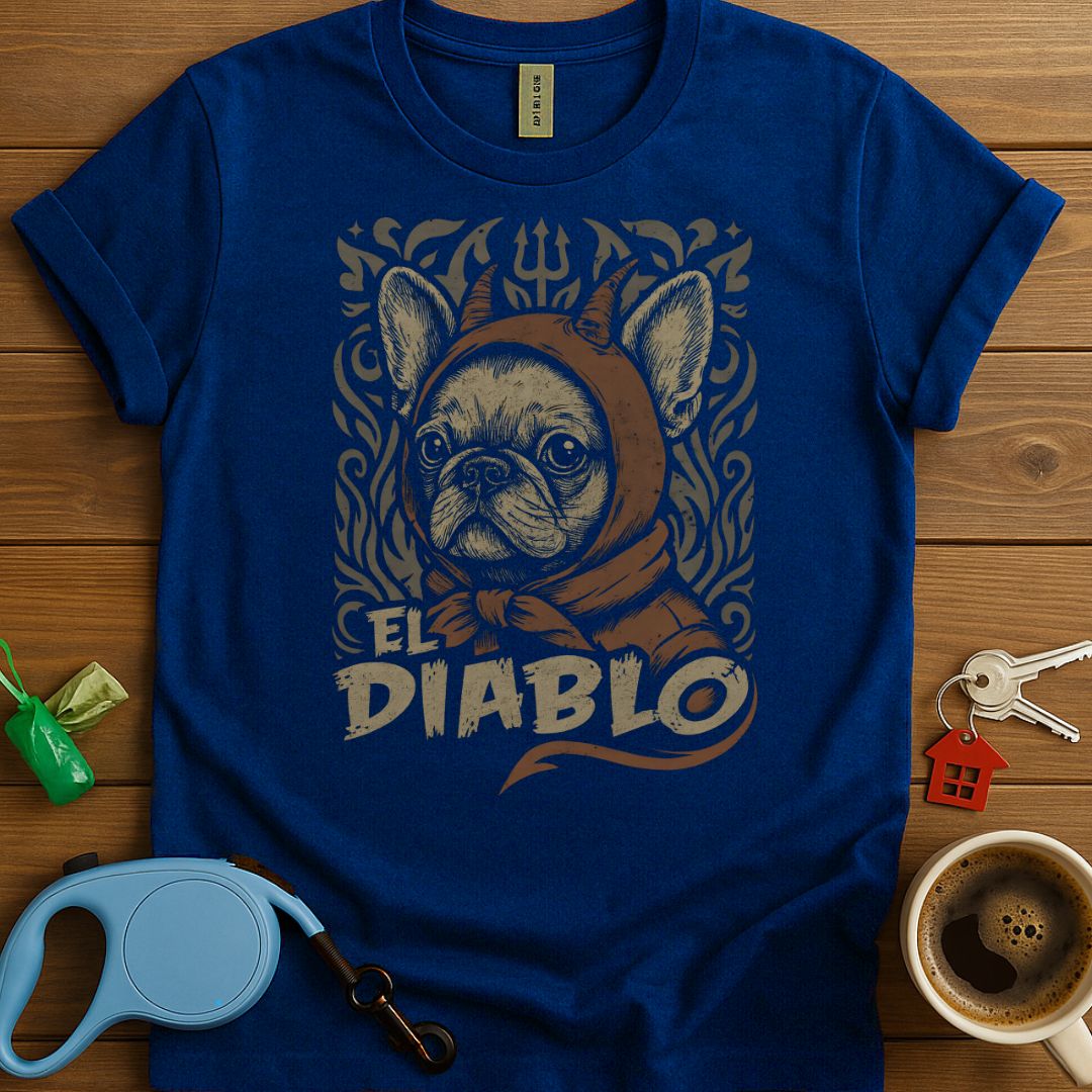 El Diablo French Bulldog T-Shirt