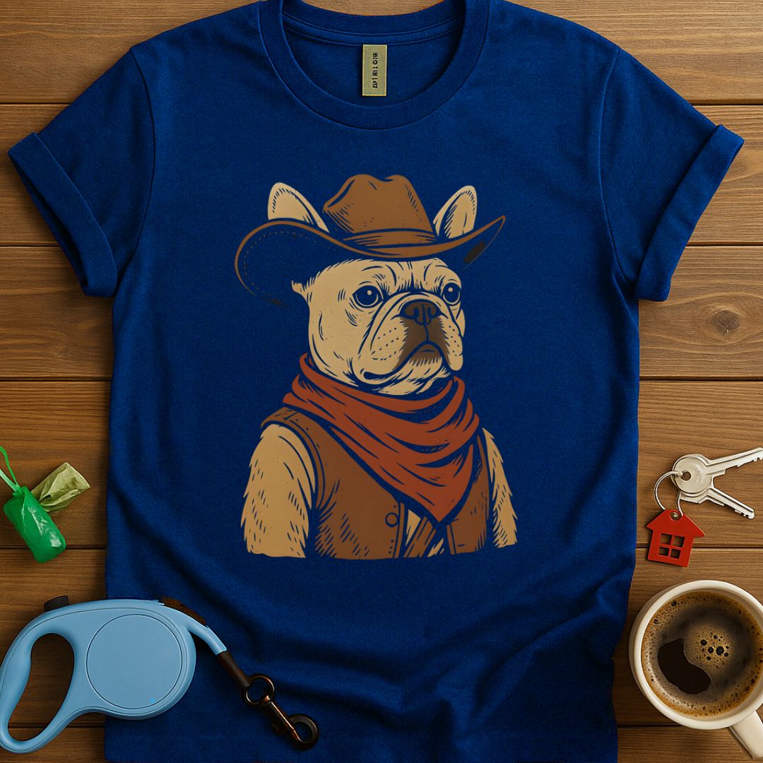 Cowboy Frenchie T-Shirt