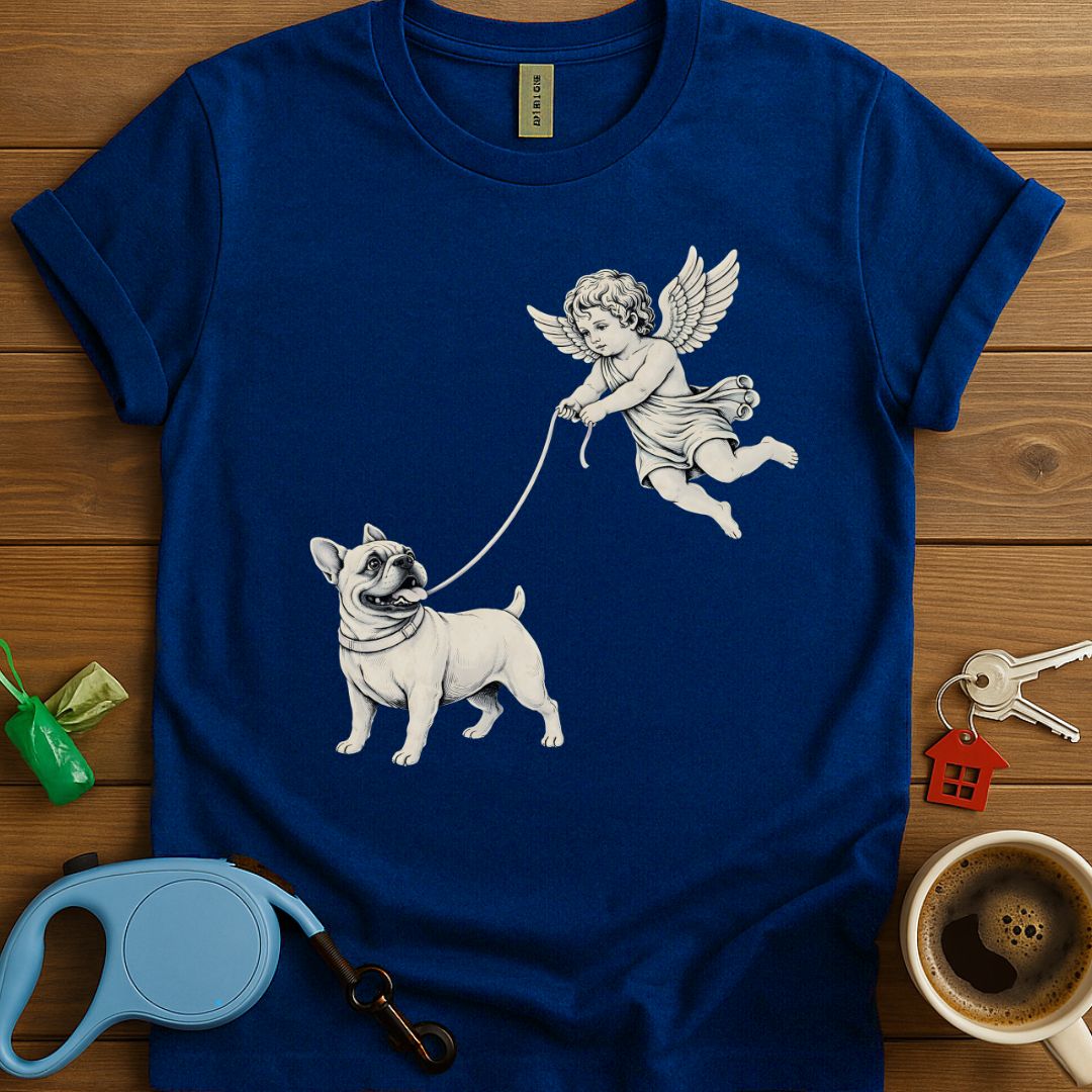 Angel With Frenchie T-Shirt