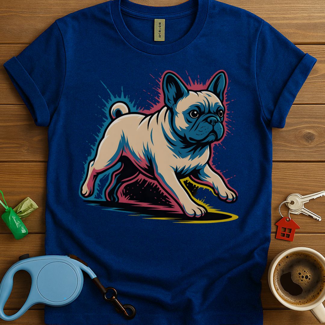 Colorful French Bulldog Rush T-Shirt