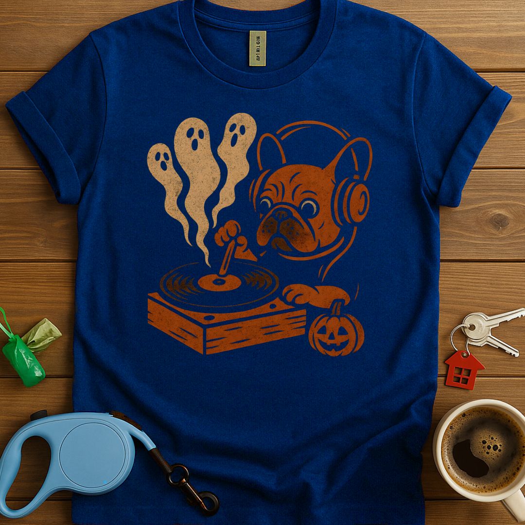 Spooky Beats Frenchie T-Shirt