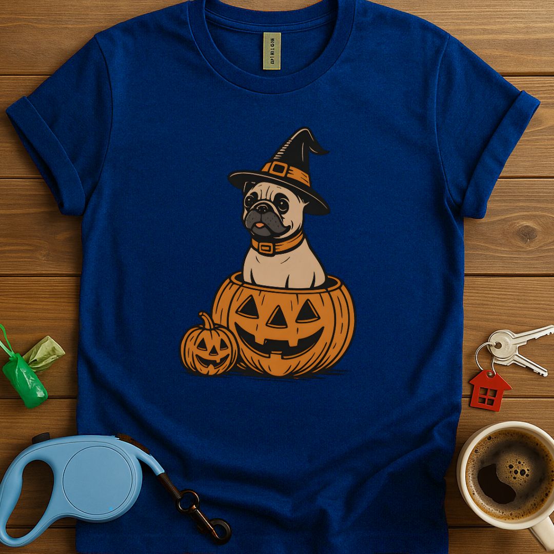 "Spooky" Pumpkin French Bulldog T-Shirt