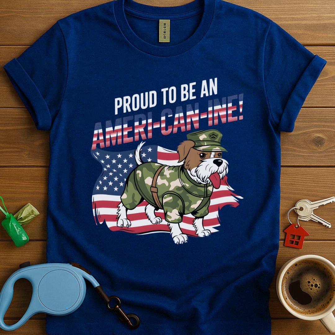 Proud To Be An Ameri-Can-Ine T-Shirt