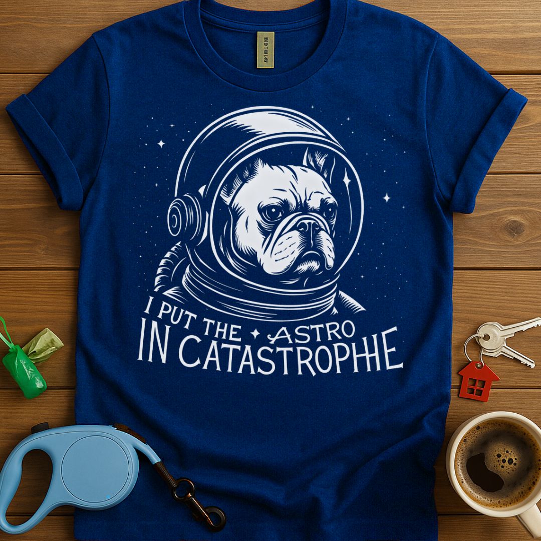 Astronaut French Bulldog T-Shirt