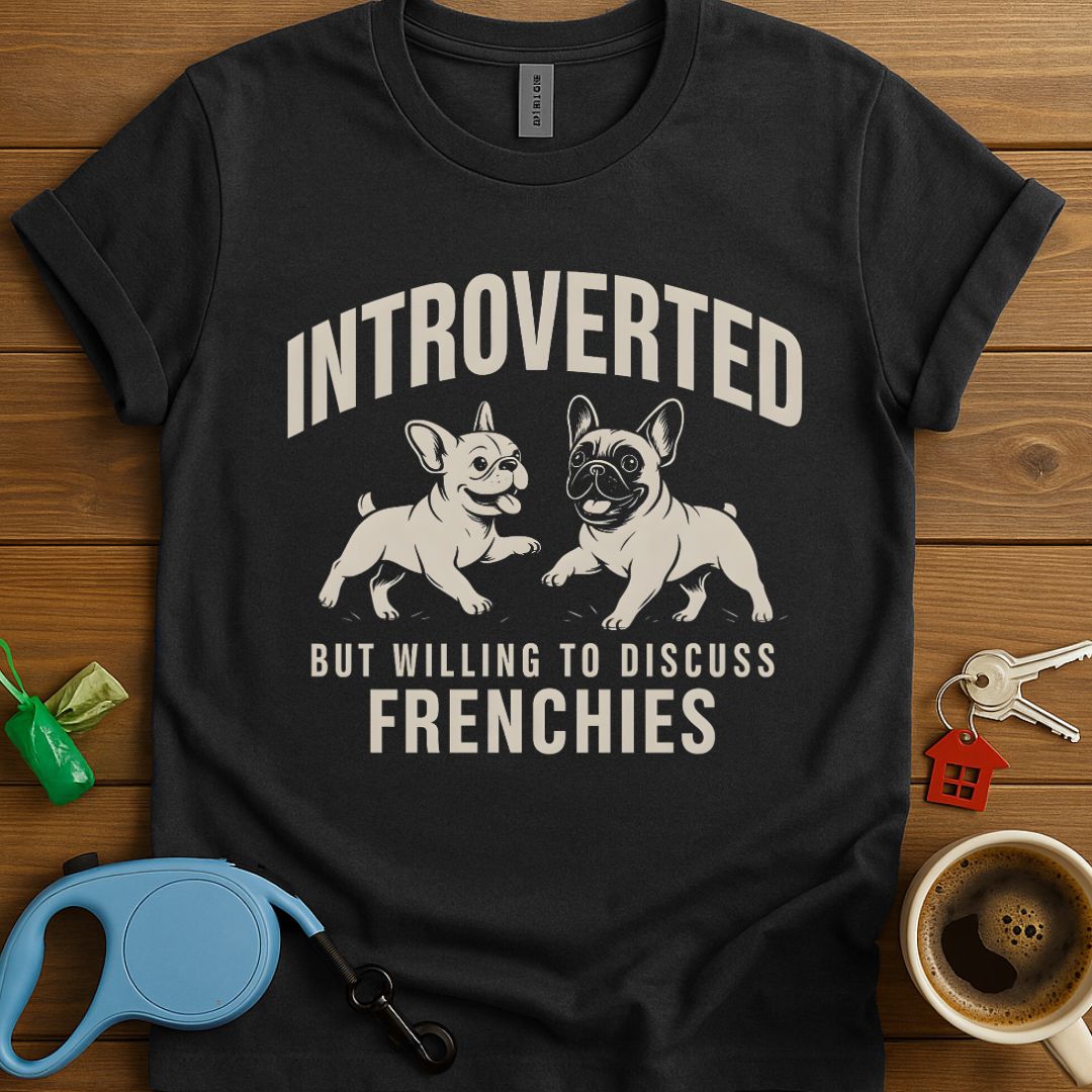 Introverted But Willing To Discuss Frenchies T-Shirt