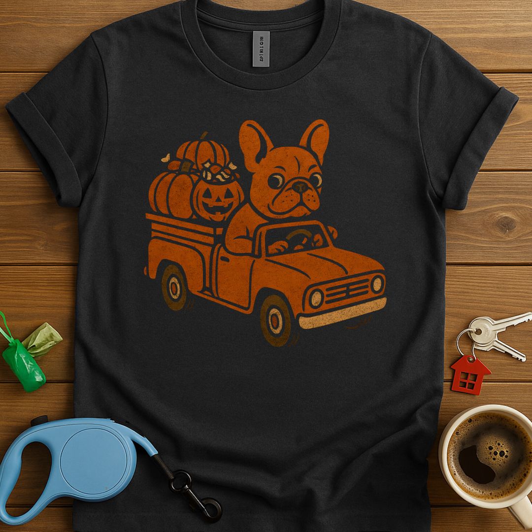 Frenchie Pumpkin Express T-Shirt