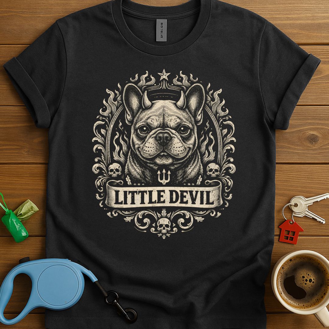 Little Devil Frenchie T-Shirt