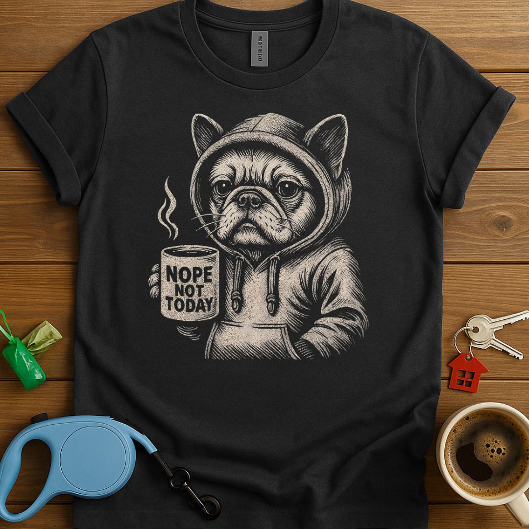 Not Today French Bulldog T-Shirt