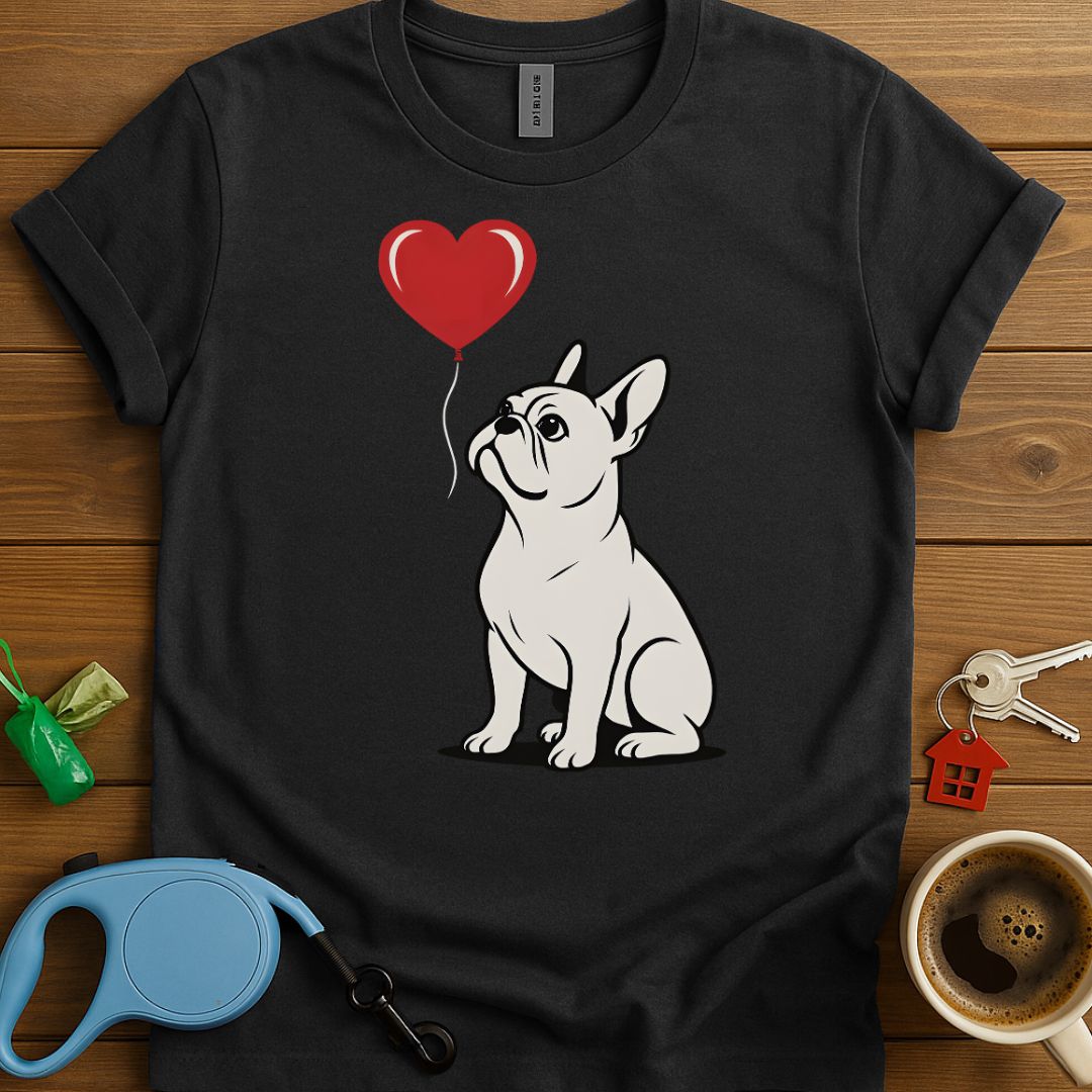 French Bulldog With Balloon T-Shirt