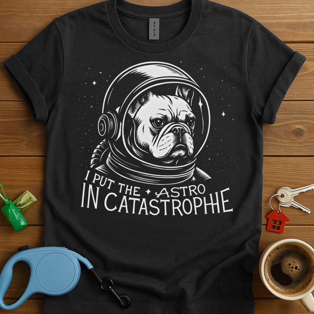 Astronaut French Bulldog T-Shirt