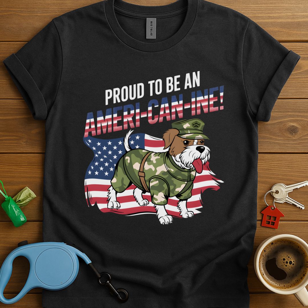 Proud To Be An Ameri-Can-Ine T-Shirt