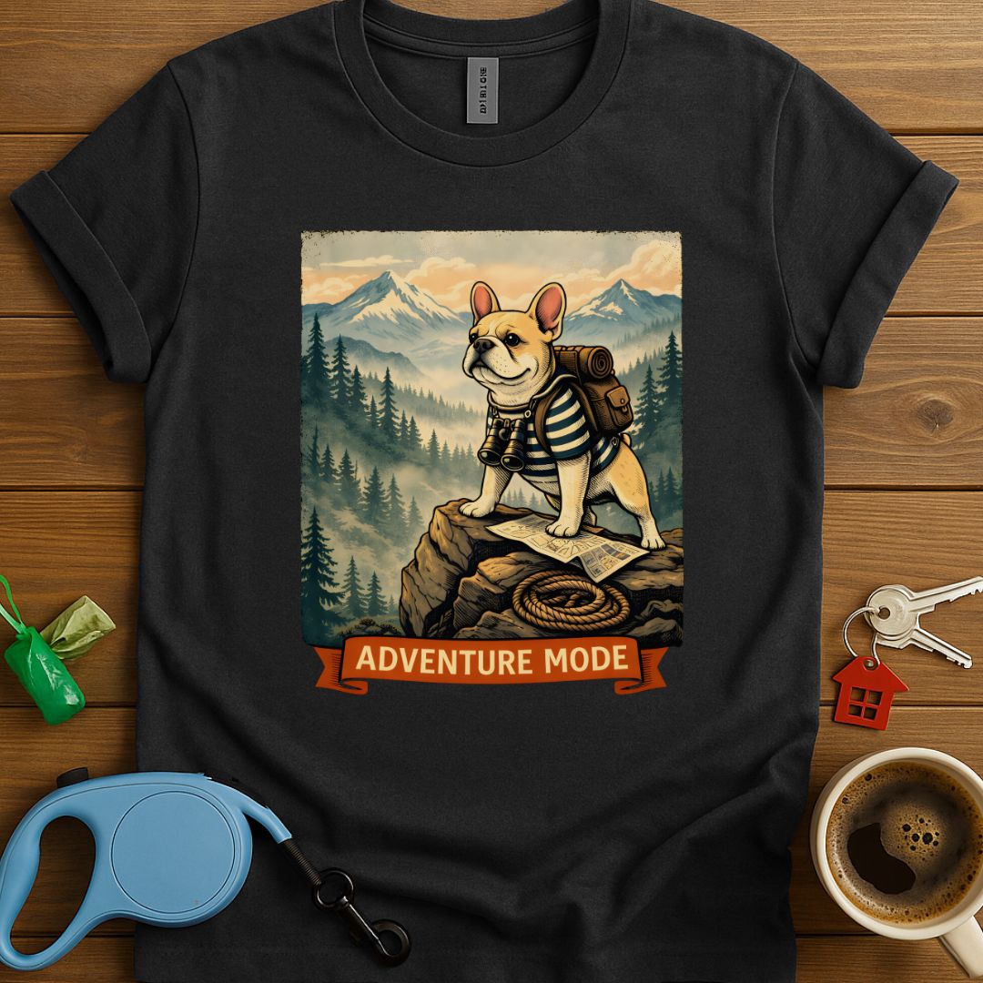 Adventure Mode Frenchie T-Shirt