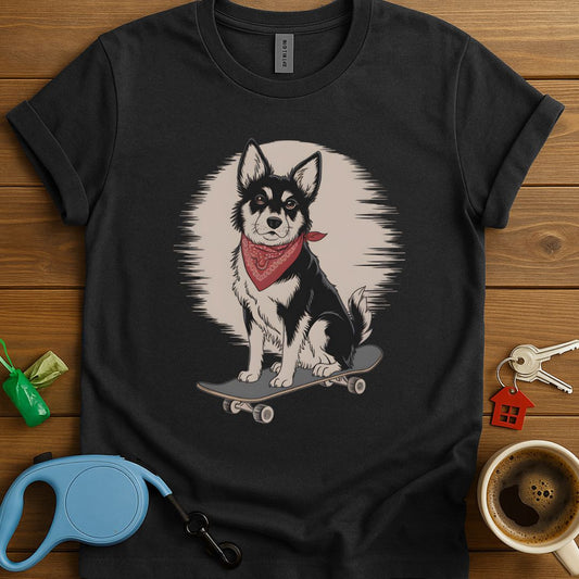 Skateboarding Doggy T-Shirt