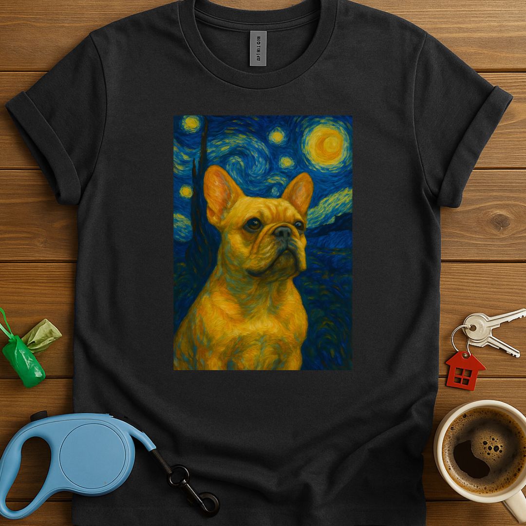 Van Gogh’s Frenchie Muse T-Shirt