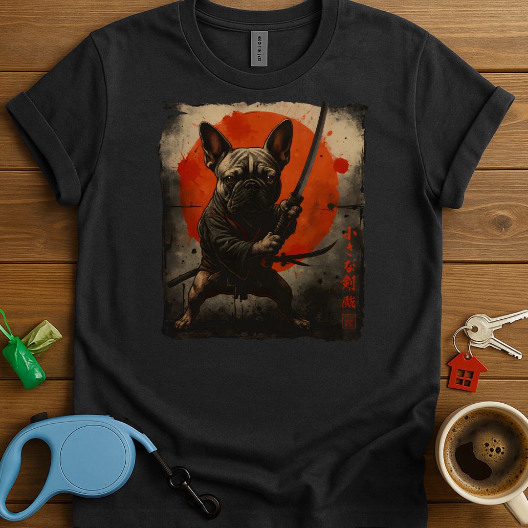 Samurai French Bulldog T-Shirt