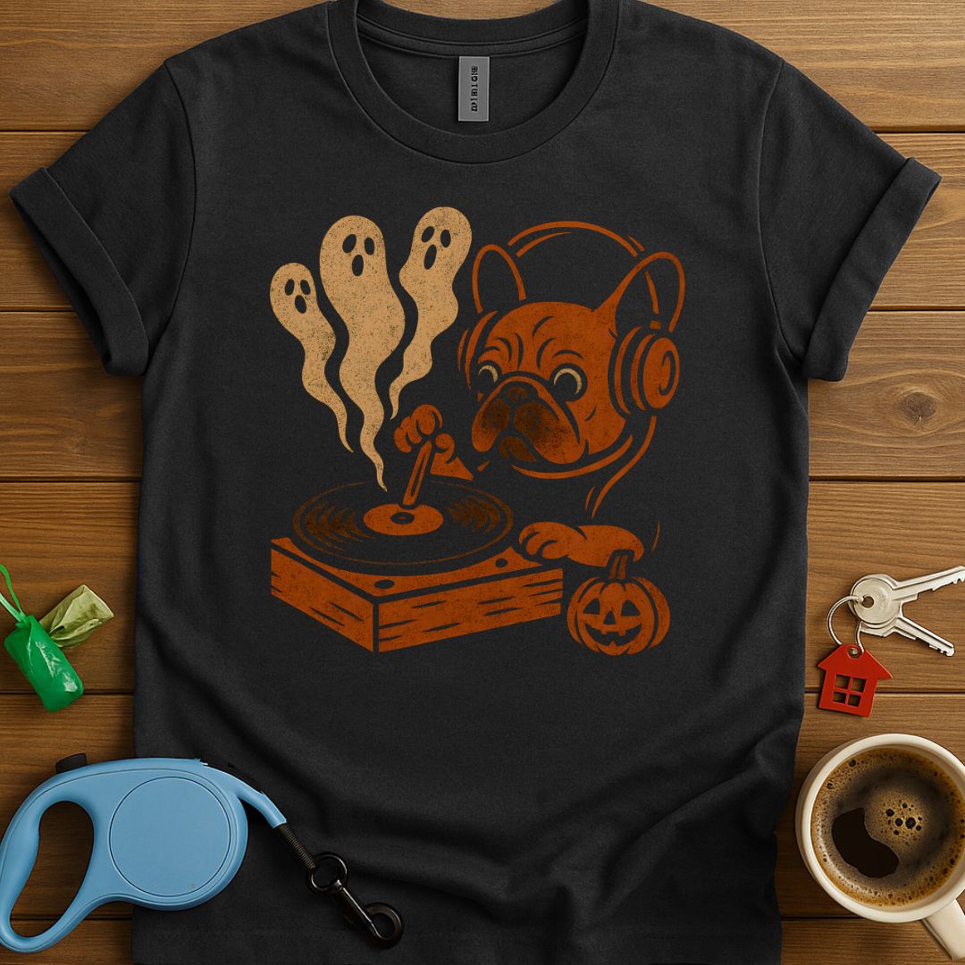 Spooky Beats Frenchie T-Shirt